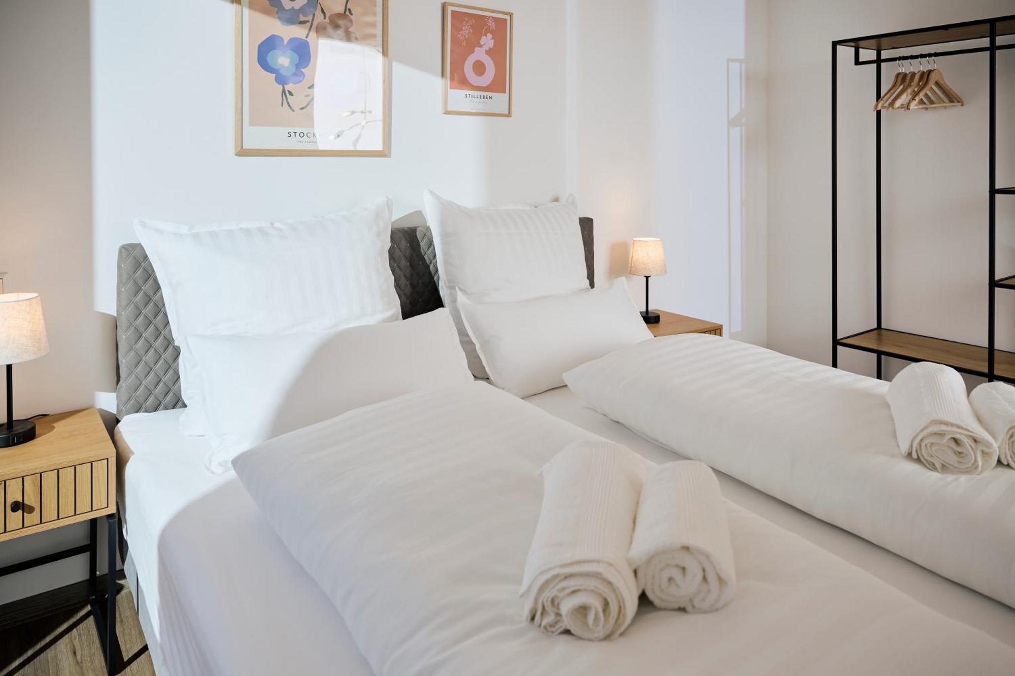 Moderne Apartments Mit Highspeed-Wlan Und Gratis-Tiefgarage Ihr Perfekter Rueckzugsort Nahe Dem Zentrum Und Der Therme I Barrierearm Bad Kissingen Bagian luar foto
