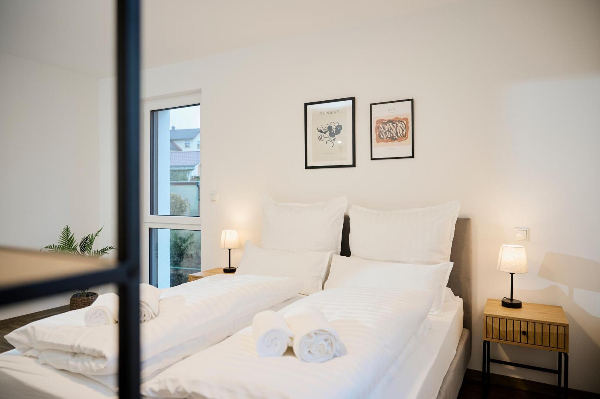 Moderne Apartments Mit Highspeed-Wlan Und Gratis-Tiefgarage Ihr Perfekter Rueckzugsort Nahe Dem Zentrum Und Der Therme I Barrierearm Bad Kissingen Bagian luar foto