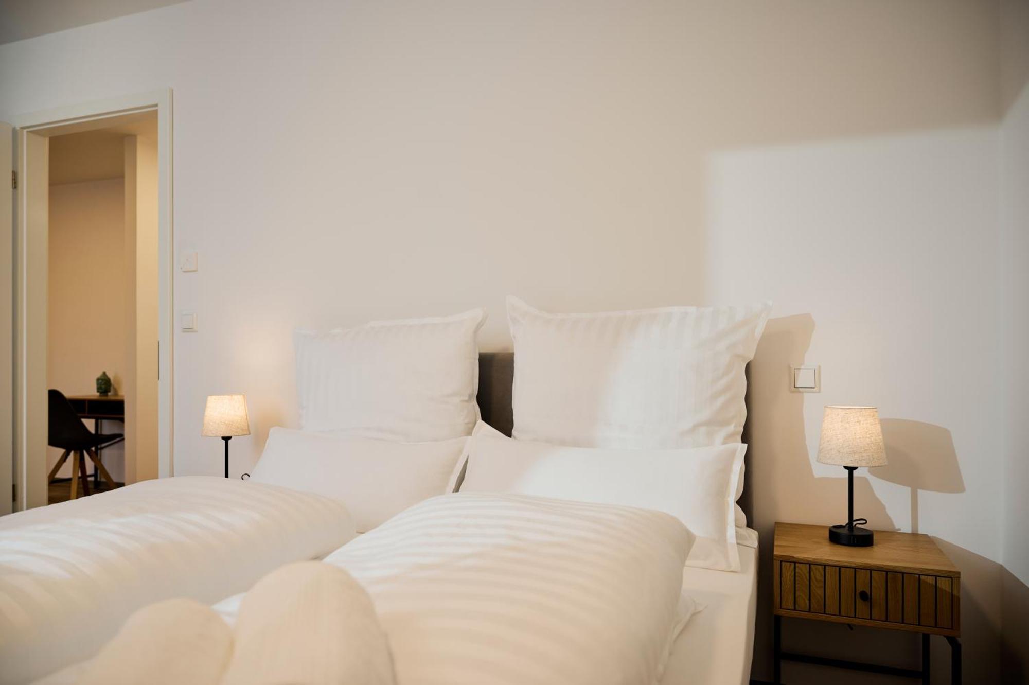 Moderne Apartments Mit Highspeed-Wlan Und Gratis-Tiefgarage Ihr Perfekter Rueckzugsort Nahe Dem Zentrum Und Der Therme I Barrierearm Bad Kissingen Bagian luar foto