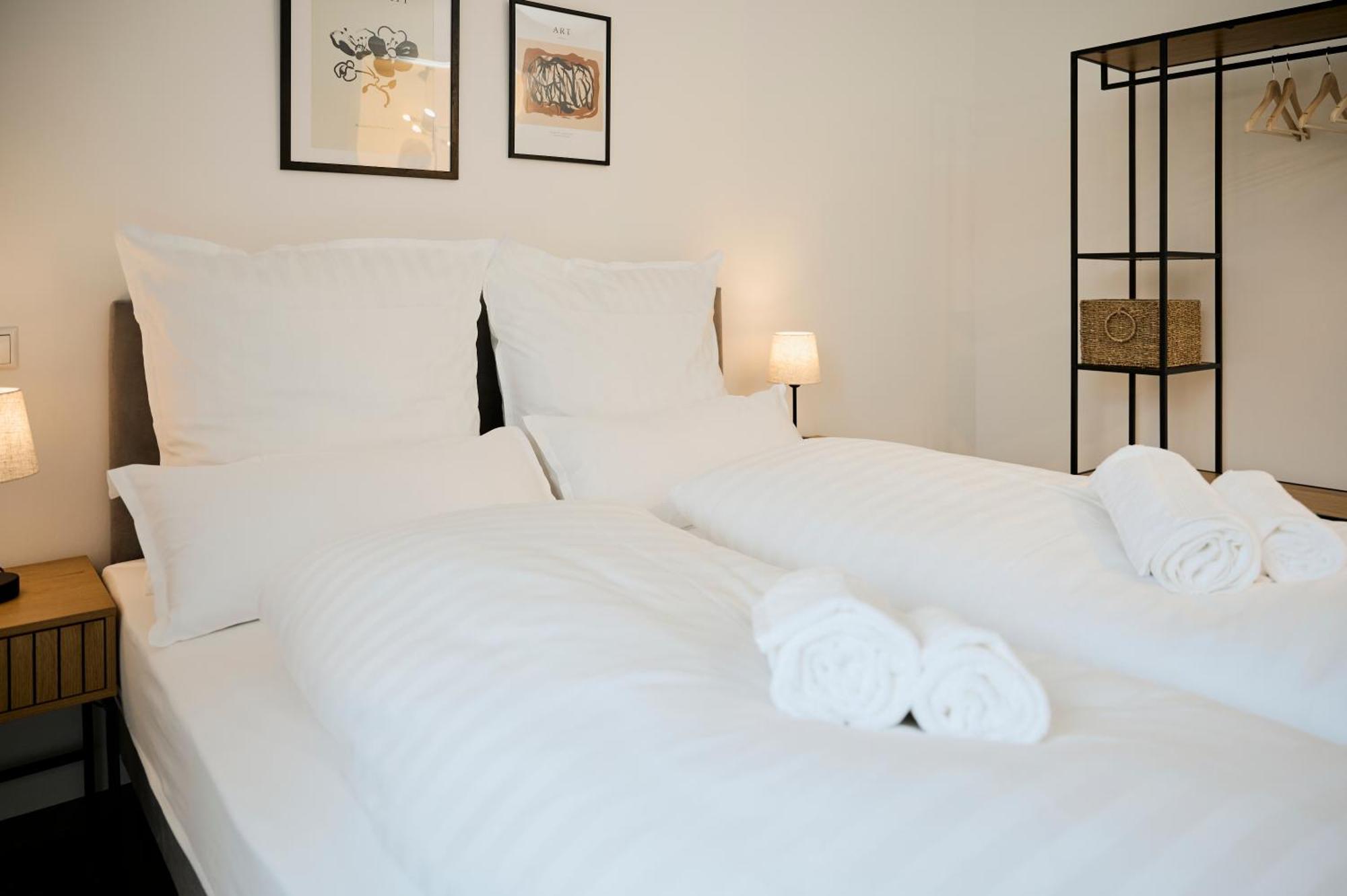 Moderne Apartments Mit Highspeed-Wlan Und Gratis-Tiefgarage Ihr Perfekter Rueckzugsort Nahe Dem Zentrum Und Der Therme I Barrierearm Bad Kissingen Bagian luar foto