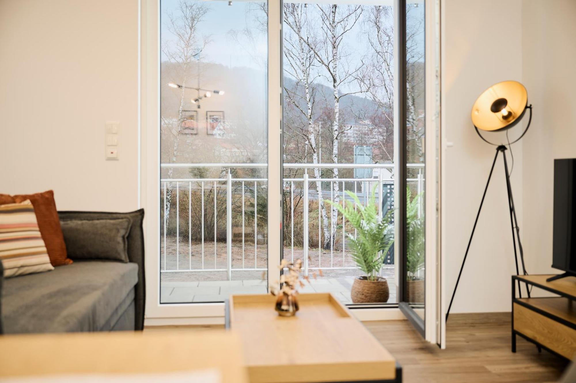 Moderne Apartments Mit Highspeed-Wlan Und Gratis-Tiefgarage Ihr Perfekter Rueckzugsort Nahe Dem Zentrum Und Der Therme I Barrierearm Bad Kissingen Bagian luar foto